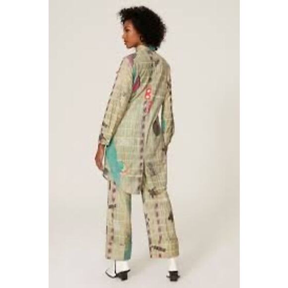 THEBE MAGUGU Sangoma Bone Printed Shirtdress Size Large - Picture 3 of 15